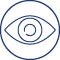 Line drawing of an eye