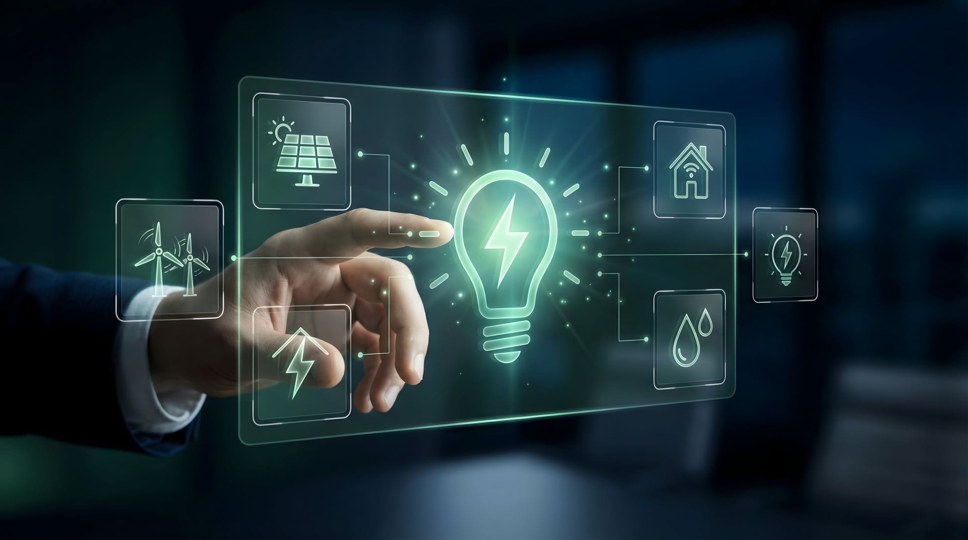 Digital graphic with light bulb